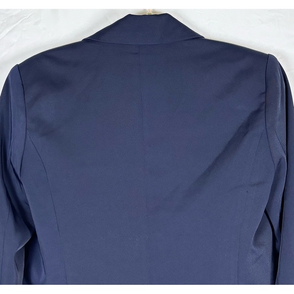 Zara Navy Blue Double Breasted Crop Blazer- XS - Picture 9 of 12
